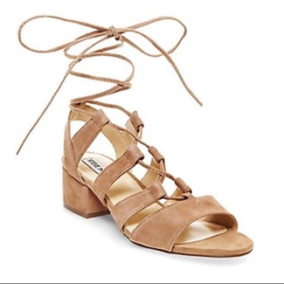 Steve Madden Shoes - Steve Madden Kittyy Block Heel Lace Up Low Sandal
